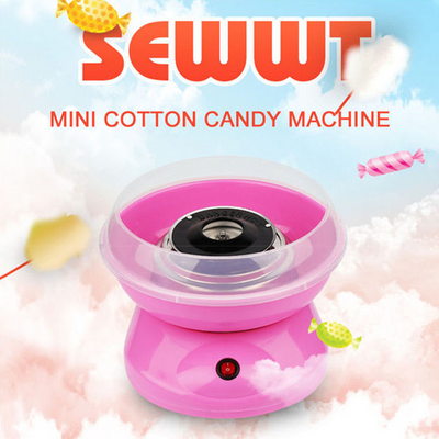 Automatic Mini Diy Cotton Candy Maker Pink 26x13x26cm