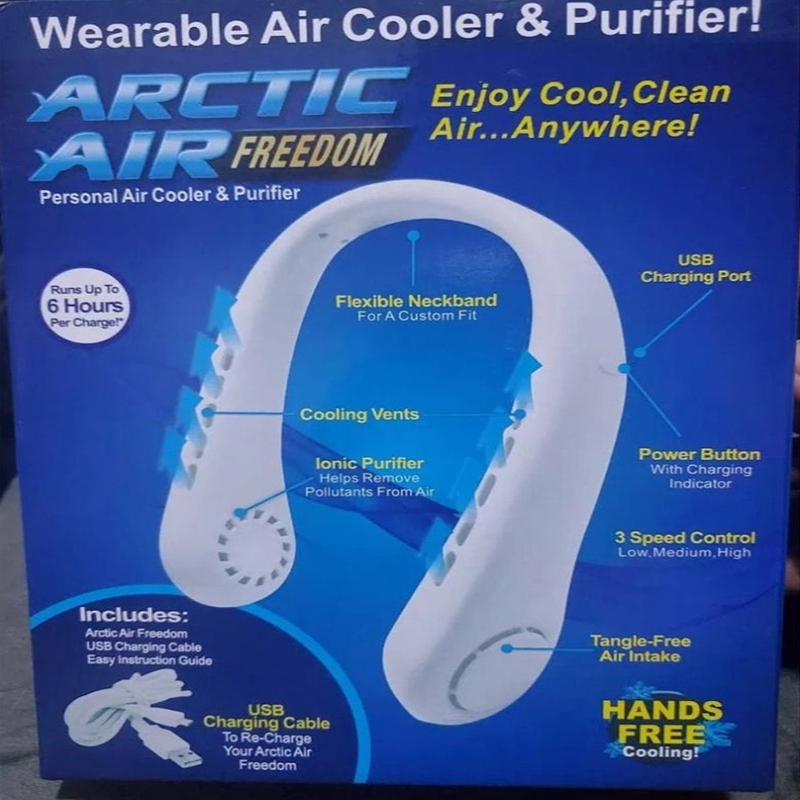 Arctic Air Rechargable Freedom Personal Neck Air Cooler