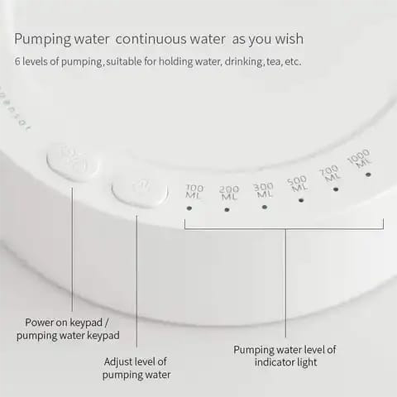 Household Portable Drinking Water Pump Bucket Water Absorption Device Intelligent Automatic Drinking Water Pump