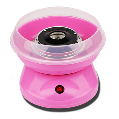 Automatic Mini Diy Cotton Candy Maker Pink 26x13x26cm