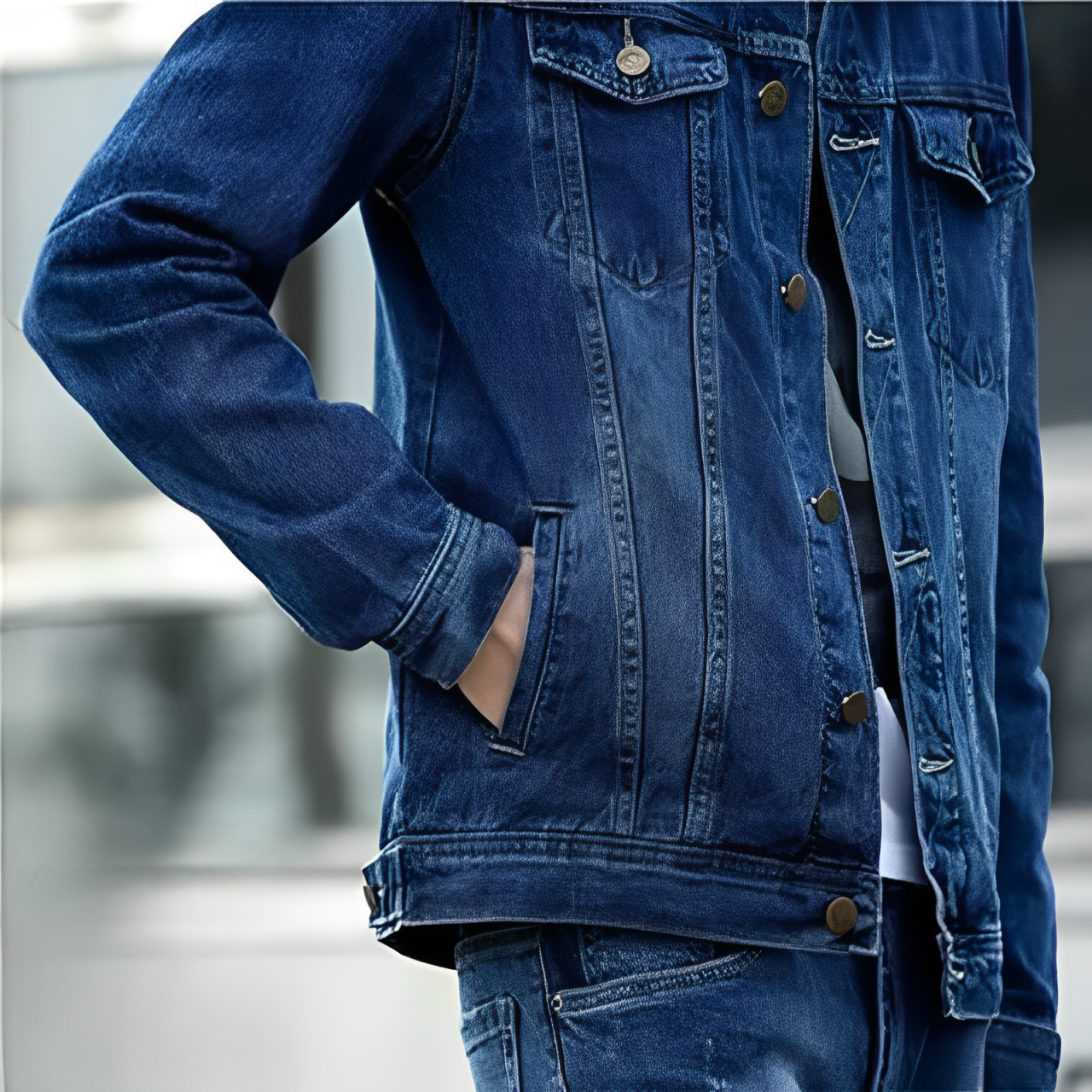 Denim Jean Jacket For Men